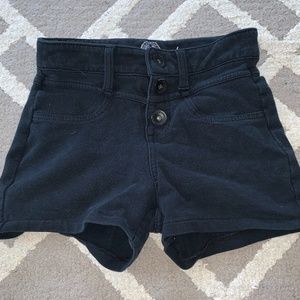 Black Jean Shorts